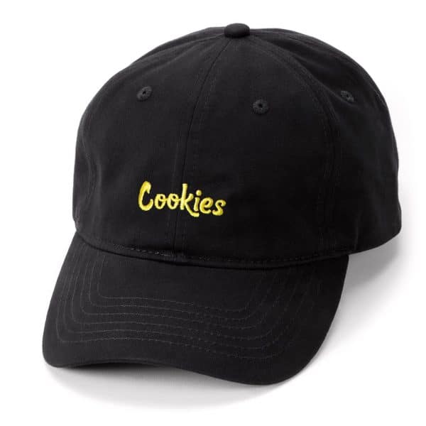 cookies thin mint dad hat black yellow
