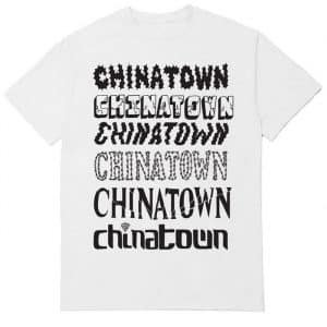 Chinatown Market Stacked Logo Tee White