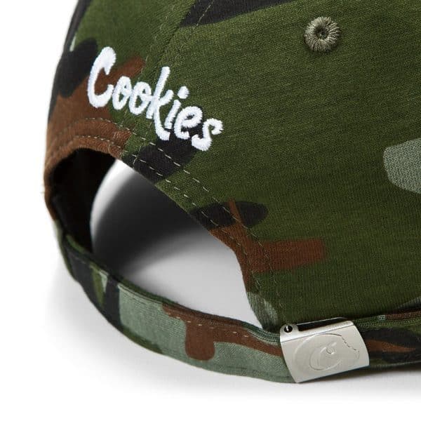 Cookies Battalion Multi Camo Dad Hat Green Camo Back
