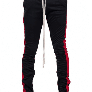 EPTM Track Pants Black Red Front