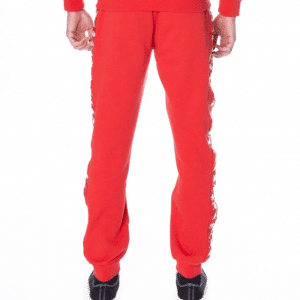 kappa alanz pants red blaze white antique back