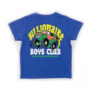 Billionaire Boys Club Kids wheels ss tee blue