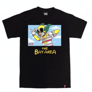 Thizz Nation Krusty The Clown Bay Area Tee