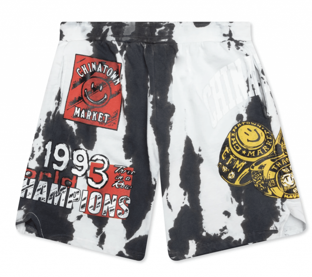 Chinatown Smiley Champion 3 Rings Tee Shorts - Hidden Hype Clothing