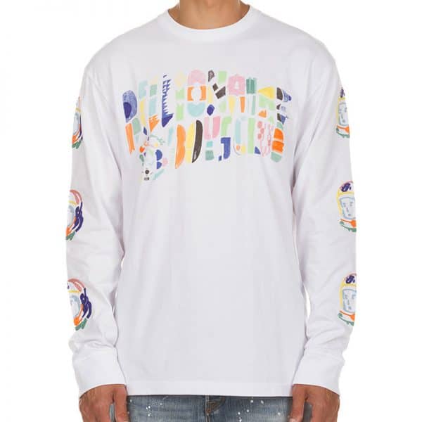 Billionaire Boys Club BB Abstract Arch LS Knit White