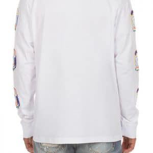 Billionaire Boys Club BB Abstract Arch LS Knit White Back