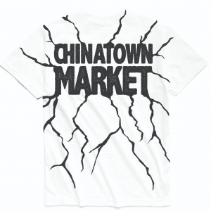Chinatown Market Smiley Dry Wall Breaker Tee White Back