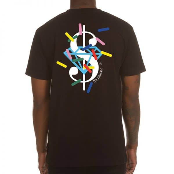 Ice Cream Dollars And Cents SS Tee Black