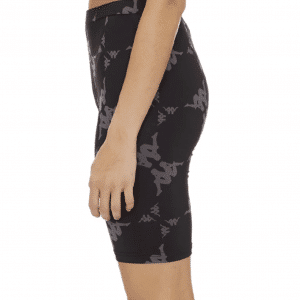 Kappa Womens Authentic Malin Shorts Black Grey Side