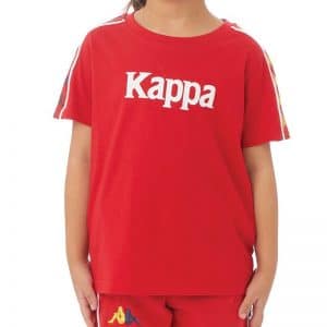 Kids Kappa Authentic Bendoc Tee Red