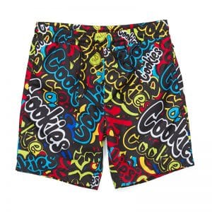 Cookies Stack It Up Poly Stretch All Over Print Board Shorts
