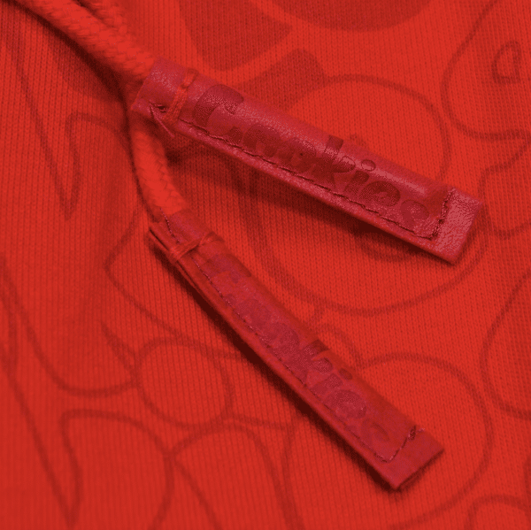 Cookies Gulfstream Cotton Jersey Sweat Shorts Red Close Up