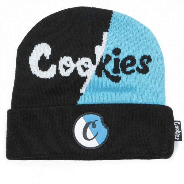 Cookies Changing Lanes Knit beanie Black Blue