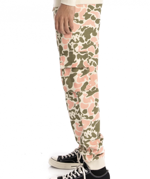 Kappa Authentic Pakot Pants Olive Pink Leg