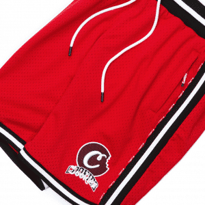 Cookies Loud Pack Mesh Batting Shorts Red Close Up