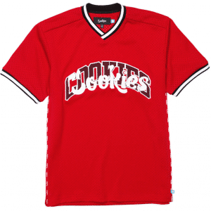Cookies Loud Pack V-Neck Batting Jersey Red