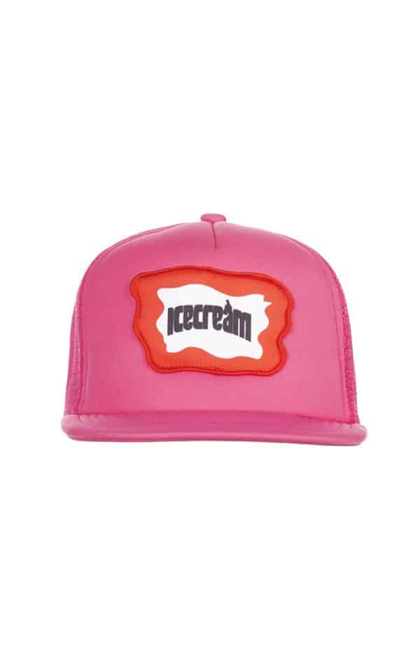 Ice Cream Inset Trucker Hat Pink