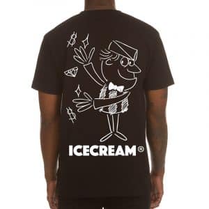 Ice Cream Icecream man SS Tee Black