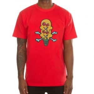 Ice Cream Two Scoops SS Tee Red
