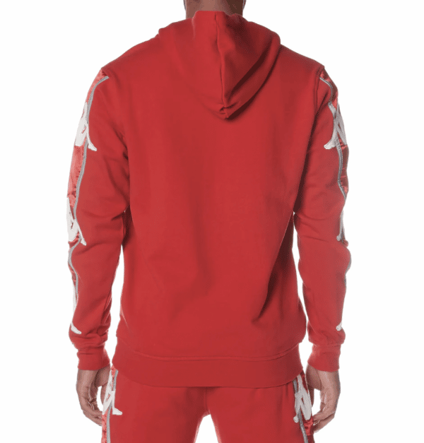 Kappa Authentic Hall Hoodie Red Back