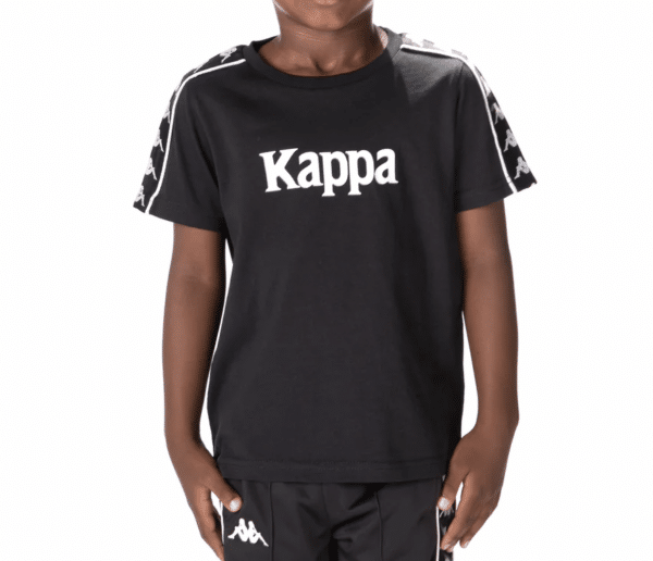 Kids Kappa Banda Torio Tee Black
