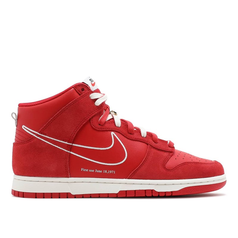 NIke Dunk High "First Use Red"