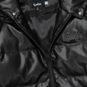 Cookies Costa Nostra Quilted Hooded Puff Jacket Close up