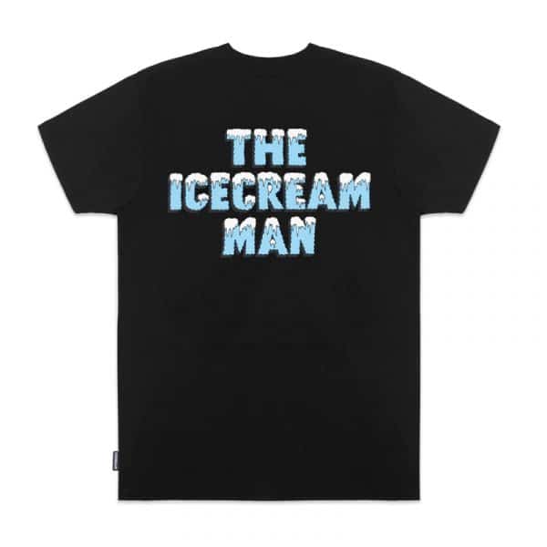 Ice Cream Icecream Man SS Tee Black Back