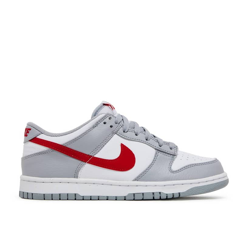 Nike Dunk Low "White Grey Red" GS