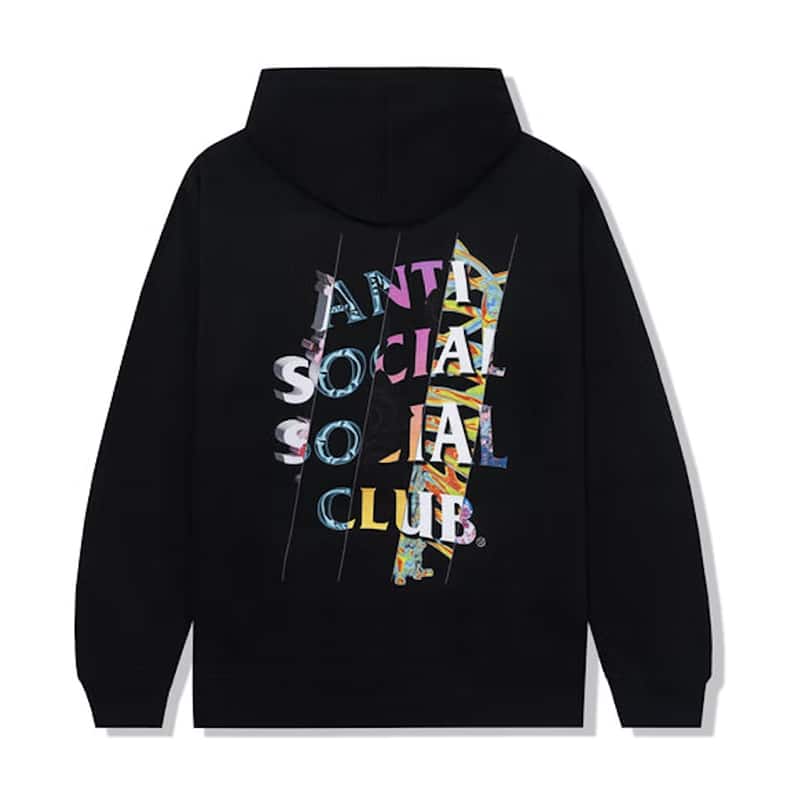 Anti Social Social Club Dissociative Hoodie Black Back