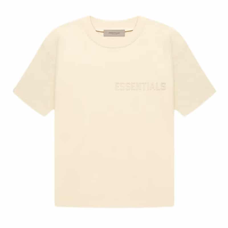Essentials Tee FW22 Egg Shell Front