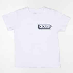 Kids Ice Cream Chase SS Tee FA23 White Front