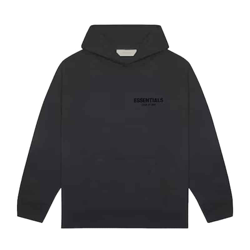 Essentials Pullover Hoodie SS22 Stretch Limo/Black Front
