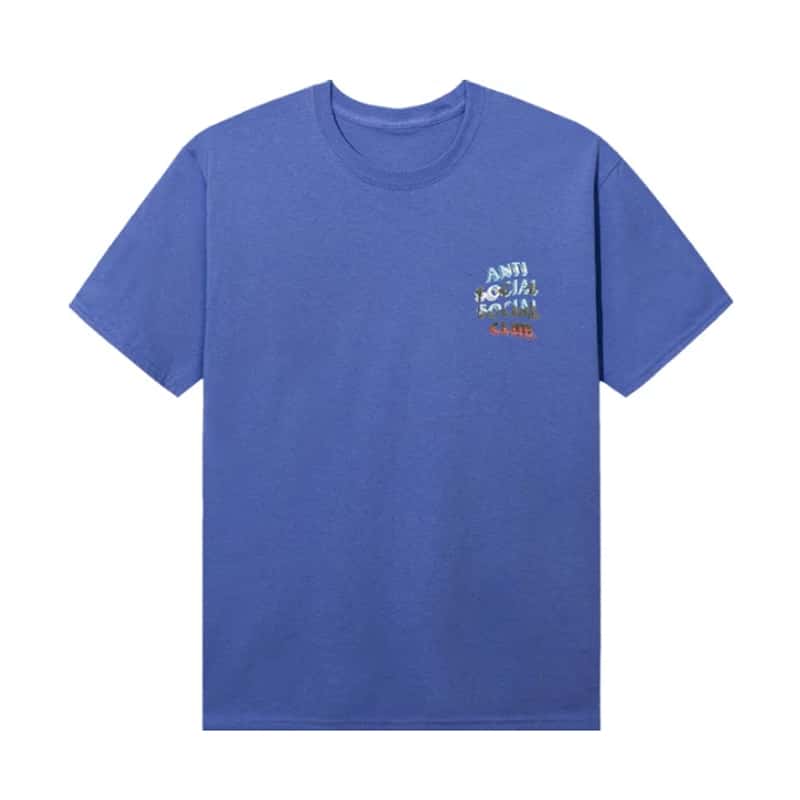 Anti Social Social Club The Ride Home Tee Violet - Front