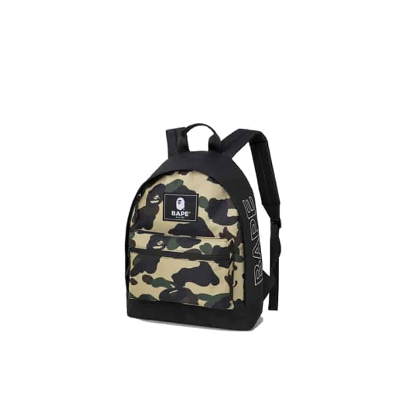 Bape Backpack SS21 - Yellow Camo/Black