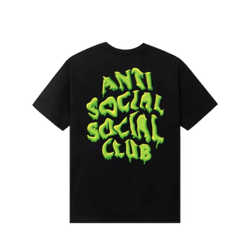 Anti Social Social Club Melt Away Tee Black - Back