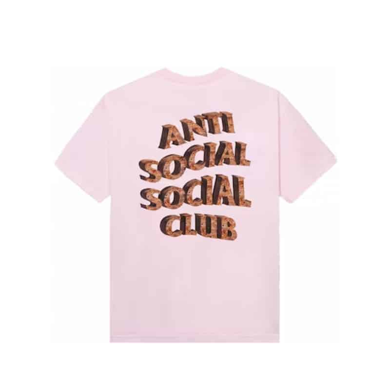 Anti Social Social Club White Picket Fence Tee - Pink