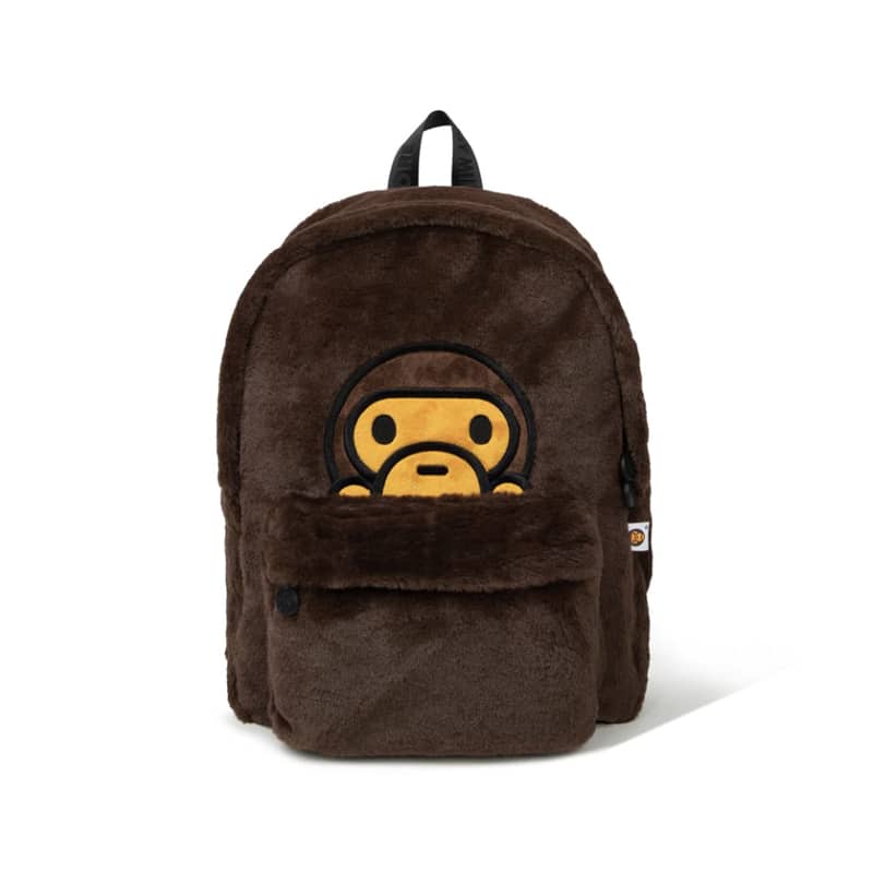 Baby Milo Mini Fur Backpack - Brown