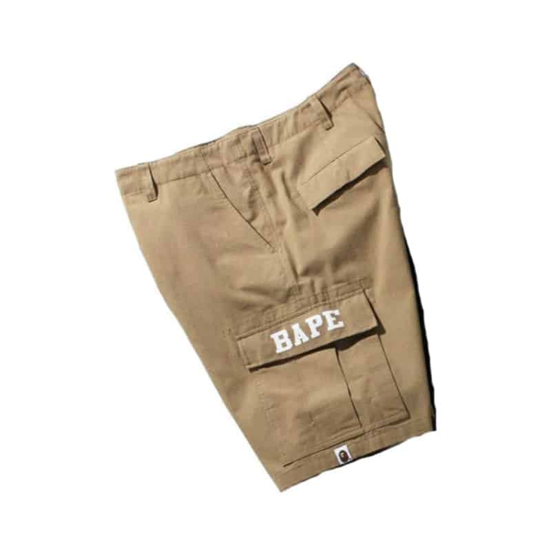 Bape Cargo Shorts - Khaki