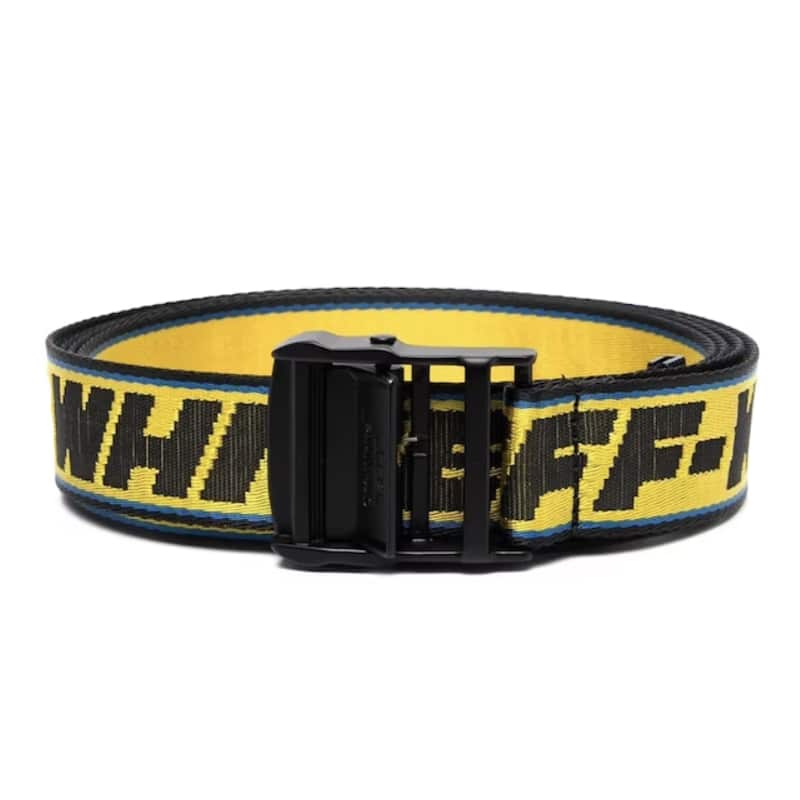 Off-White Industrial Belt 2.0 - Yellow/Black Buckle