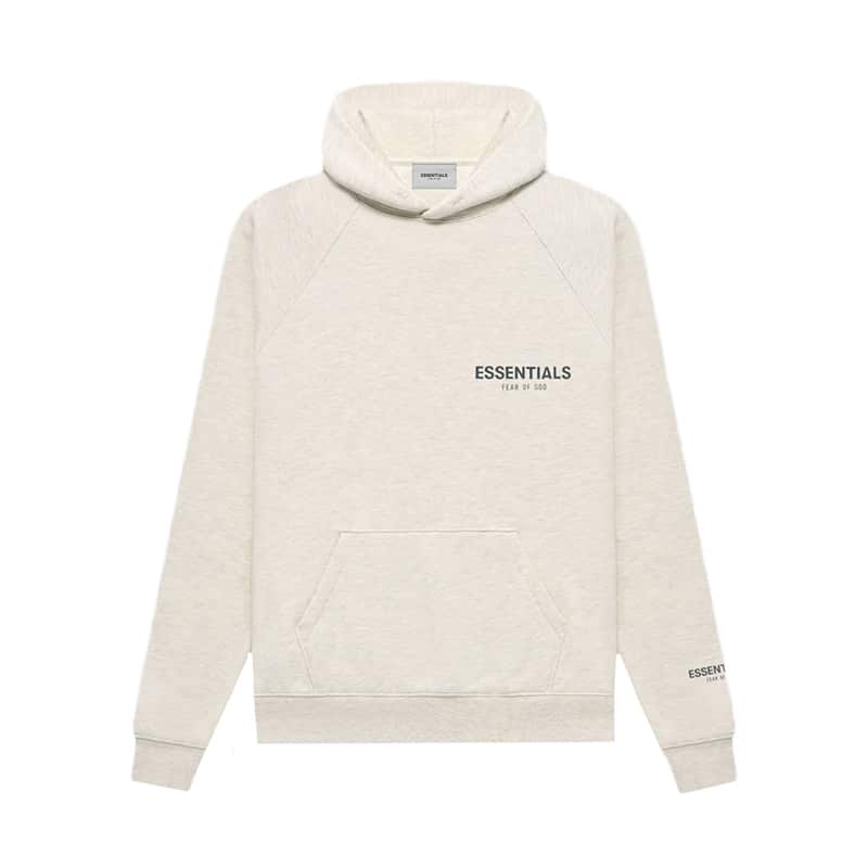 Essentials Core Collection Pullover Hoodie FW21 - Light Heather Oatmeal