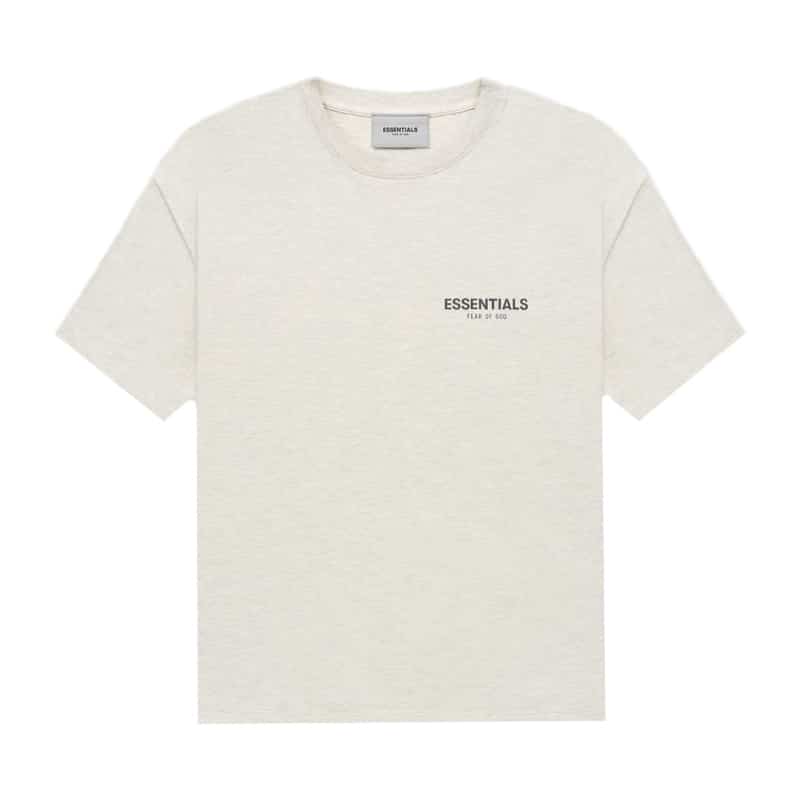 Essentials FW21 Core Collection Tee - Light Heather Oatmeal