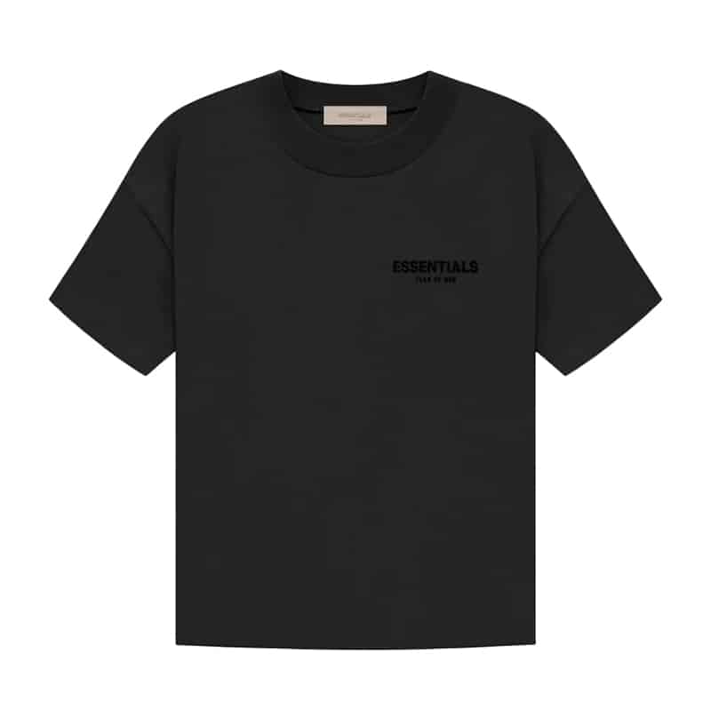 Essentials Tee FW22 Black/Stretch Limo - Front
