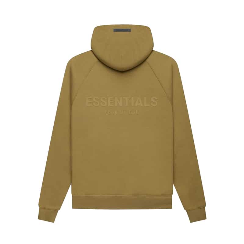 Essentials Pullover Hoodie FW21 Amber - Back